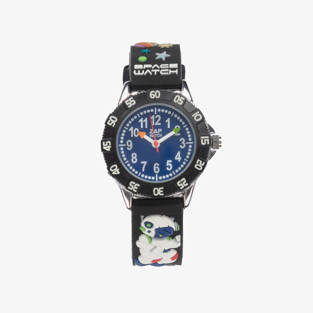 Baby Watch, Paris-Boys Black Space Watch | Childrensalon Outlet