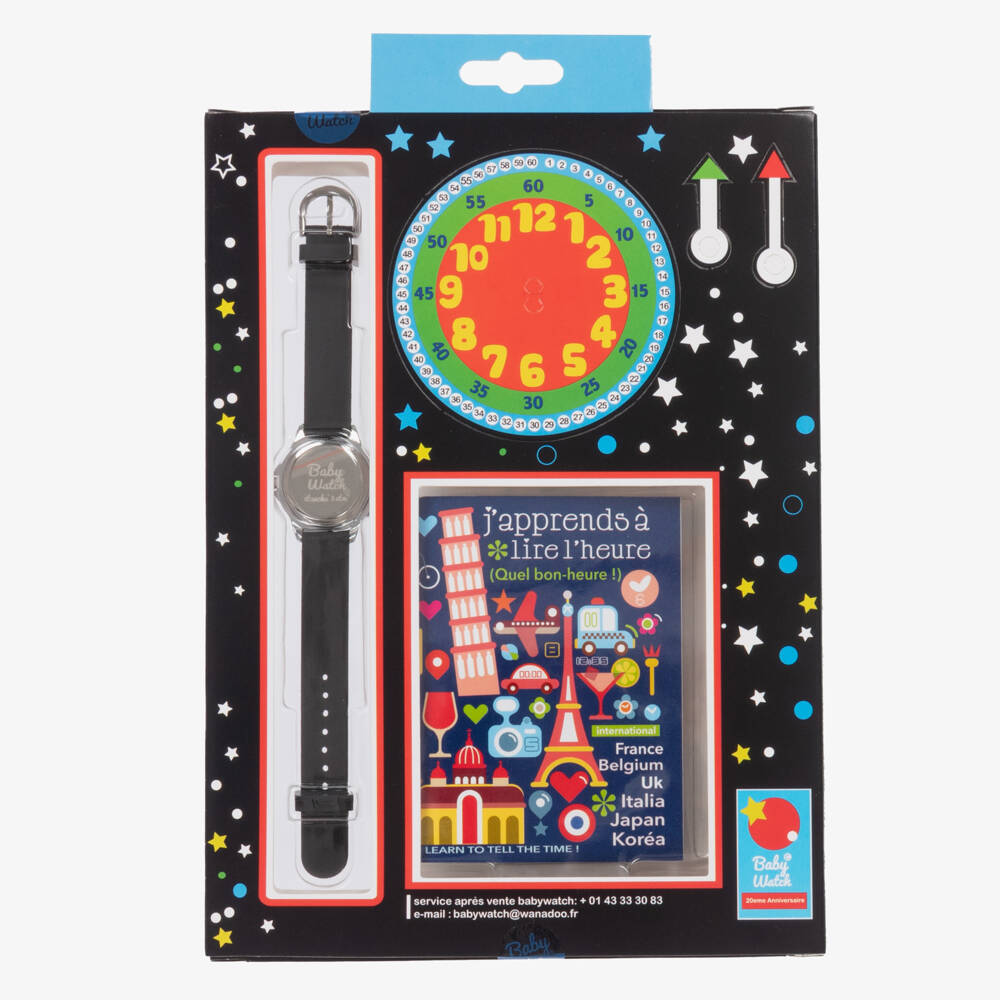 Baby Watch, Paris-Boys Black Space Watch | Childrensalon Outlet