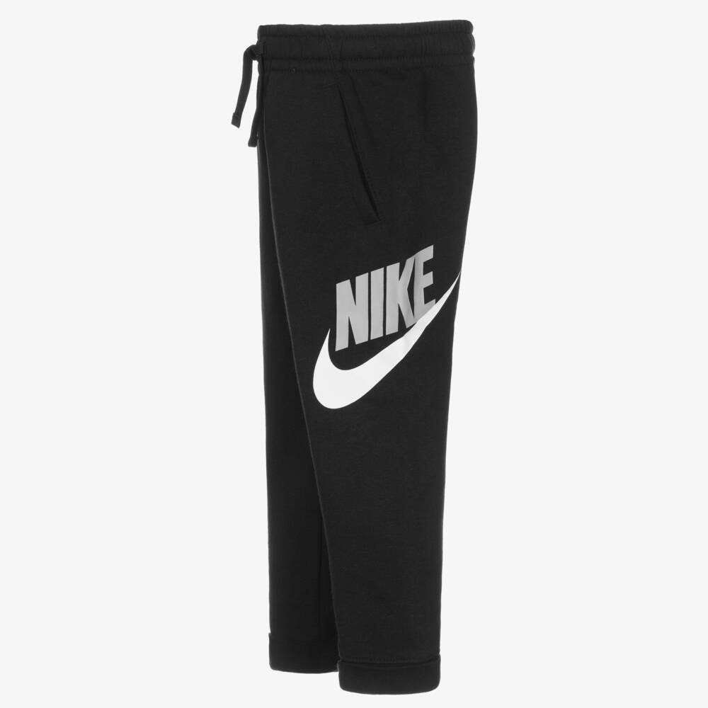 Nike-Boys Black Swoosh Logo Joggers | Childrensalon Outlet