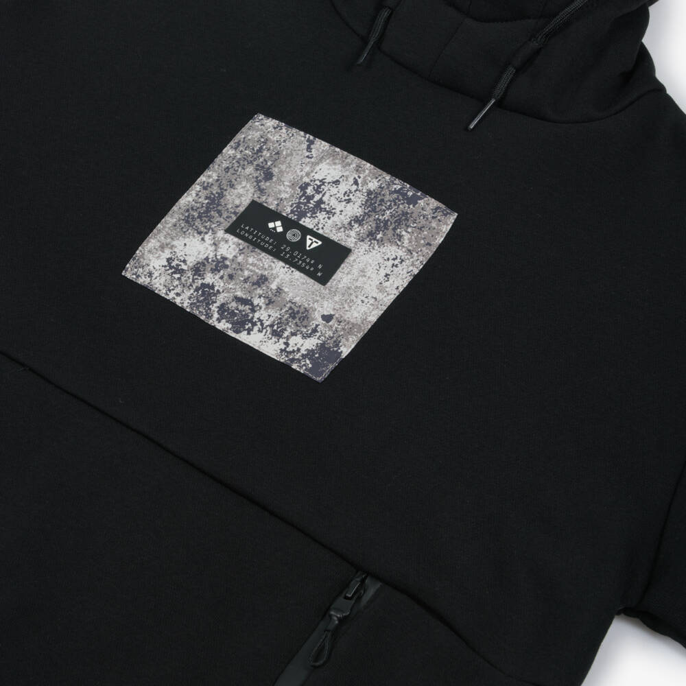 Mayoral Nukutavake-Boys Black Zipped Pocket Jersey Hoodie | Childrensalon Outlet