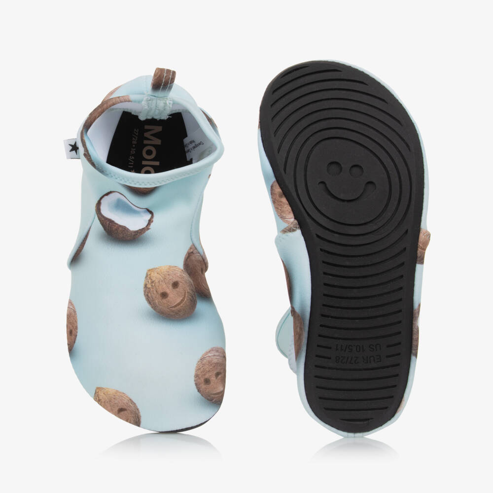 Molo-Boys Blue Coconut Aqua Shoes (UPF 50+) | Childrensalon Outlet