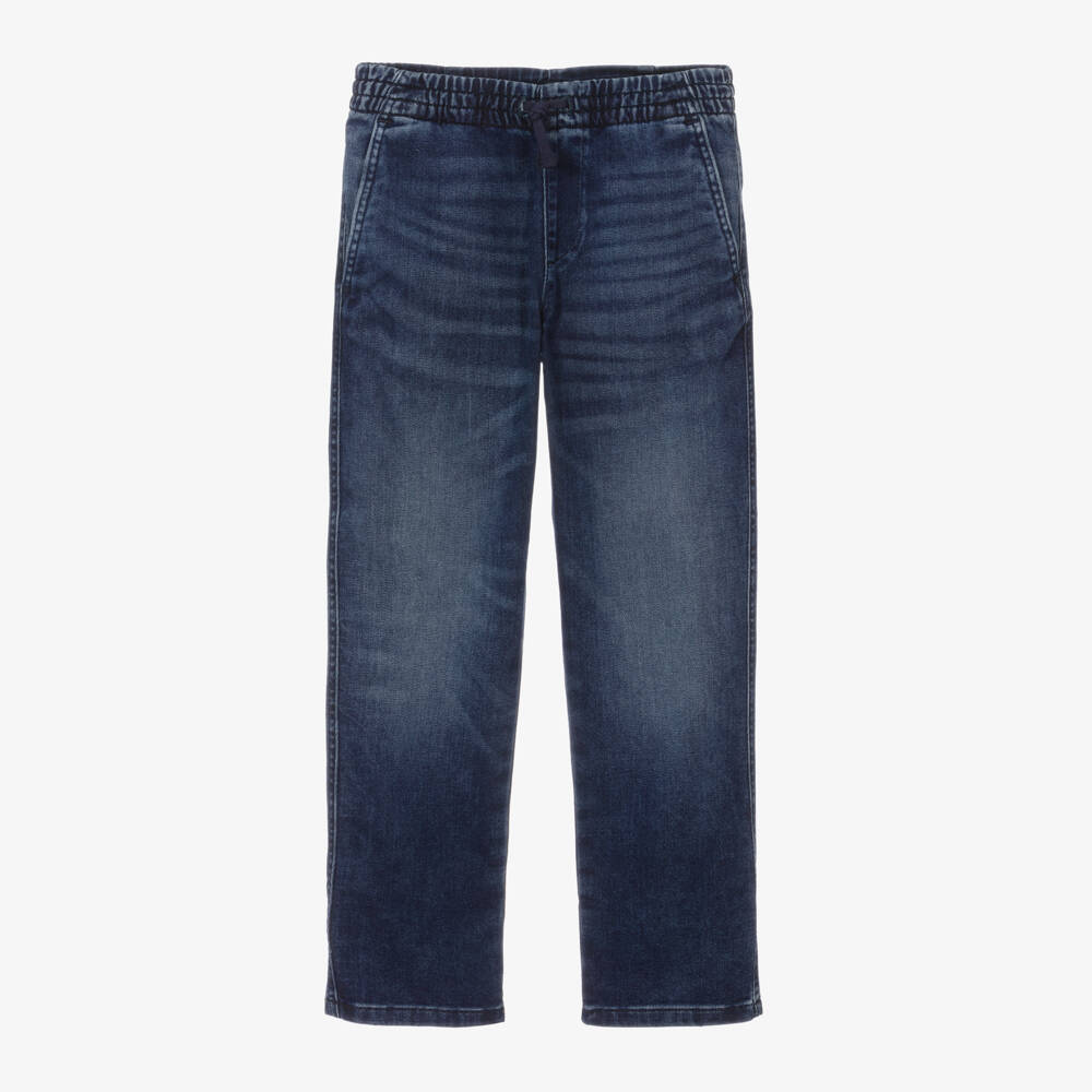 Ralph Lauren-Boys Blue Cotton Denim Jeans | Childrensalon Outlet