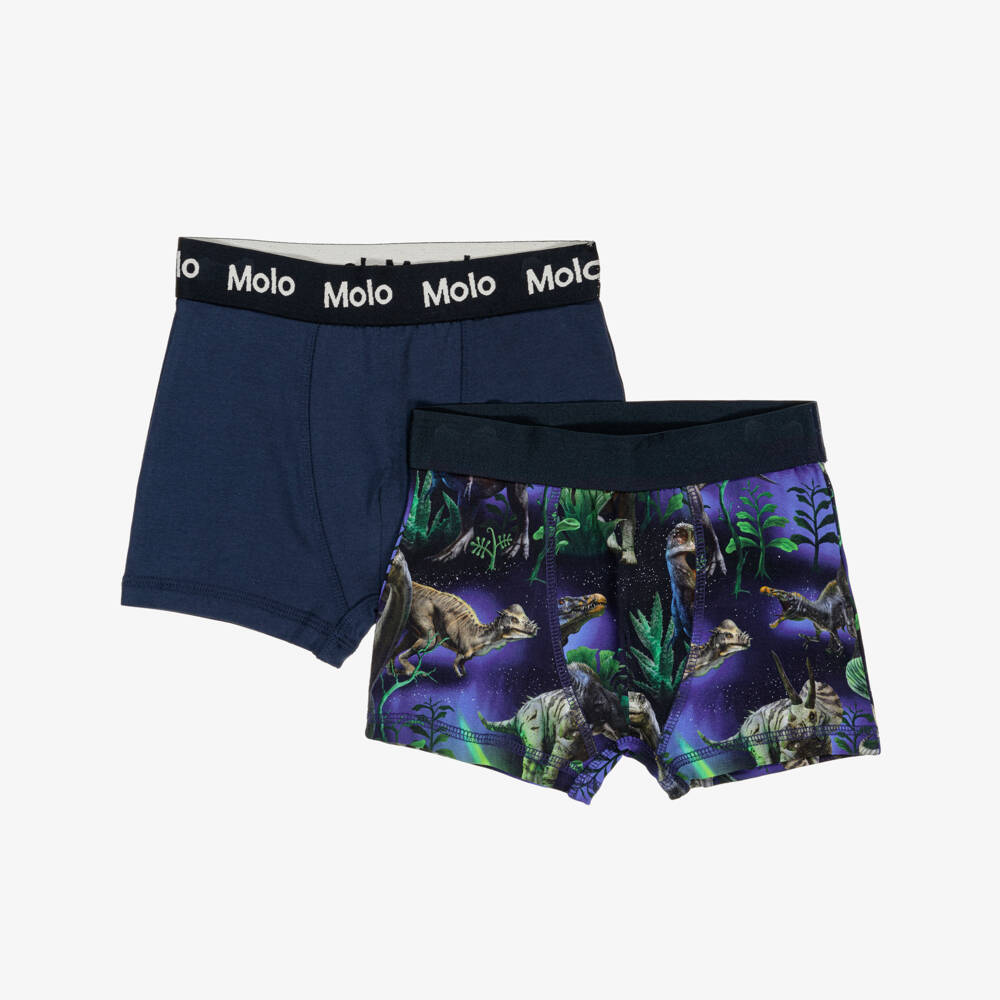 Molo-Трусы с динозаврами синие для мальчиков | Childrensalon Outlet