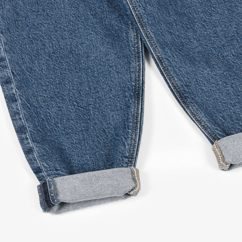 Tommy Hilfiger-Boys Blue Denim Dark Wash Straight Fit Jeans | Childrensalon Outlet