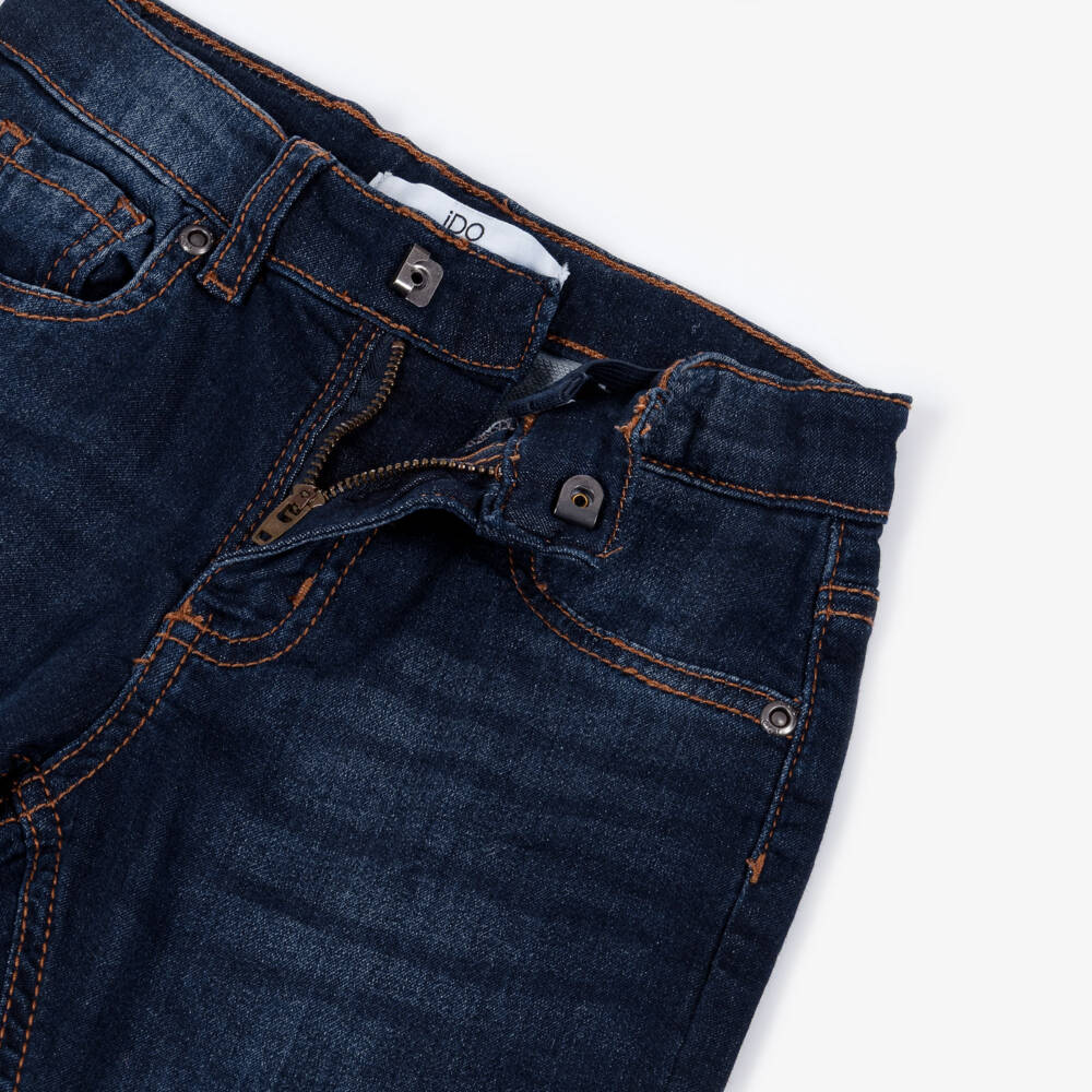 iDO-Boys Blue Denim Regular Fit Jeans | Childrensalon Outlet