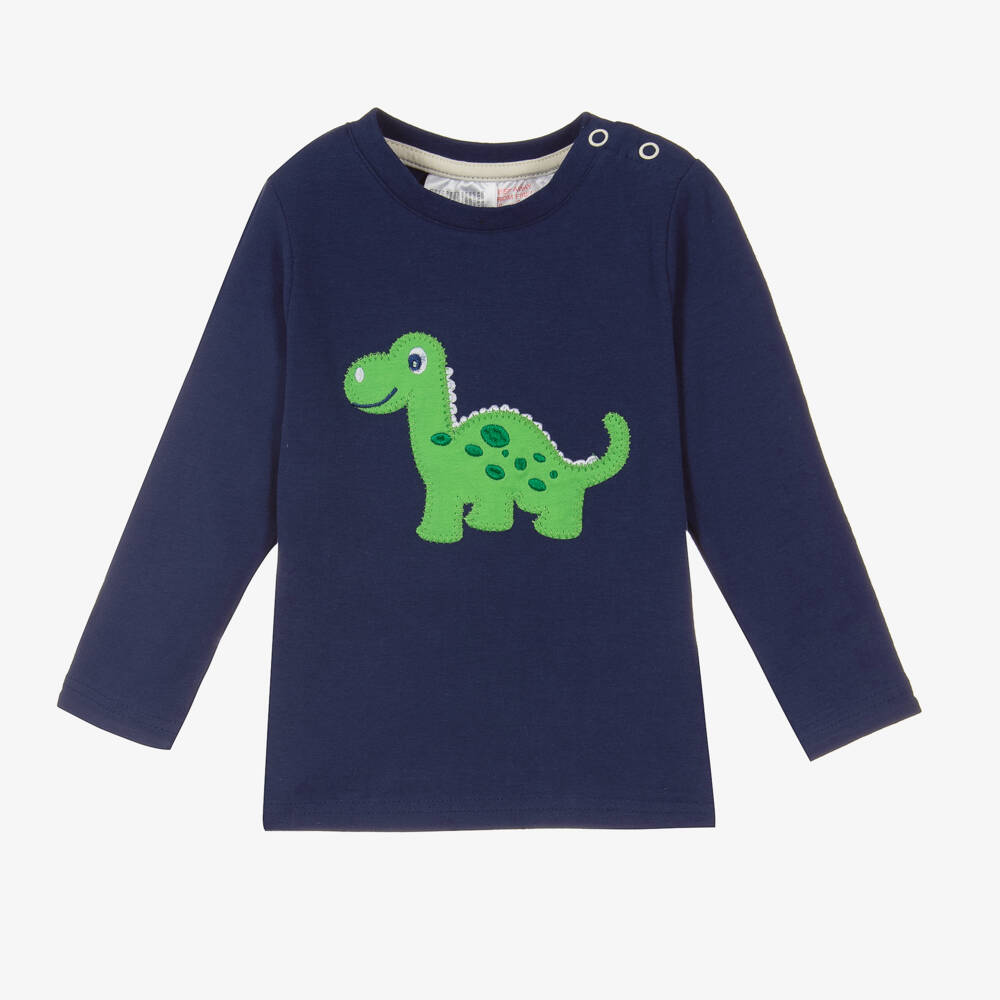 Blade & Rose-Boys Blue Dino Cotton Top | Childrensalon Outlet