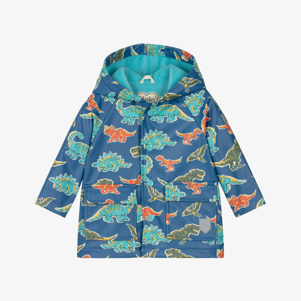 Hatley-Плащ синий с динозаврами для мальчиков | Childrensalon Outlet