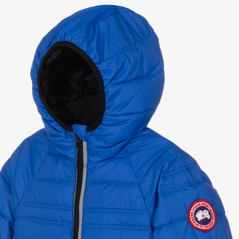 Canada Goose-Boys Blue Down Padded Sherwood Puffer Jacket | Childrensalon Outlet