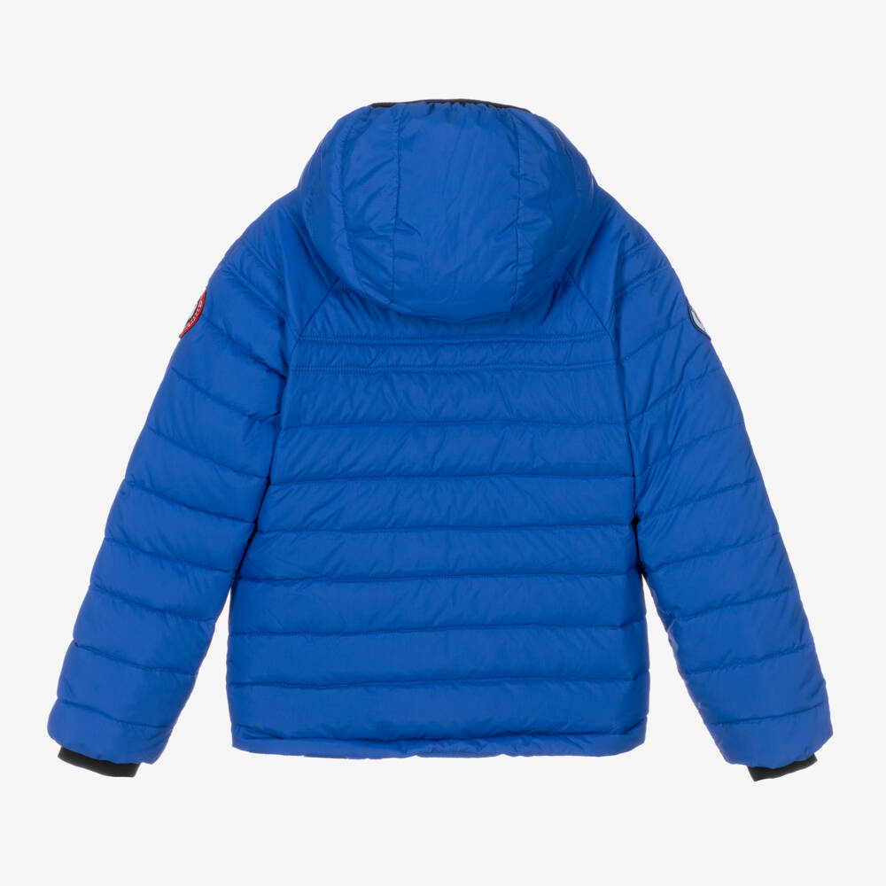 Canada Goose-Boys Blue Down Padded Sherwood Puffer Jacket | Childrensalon Outlet