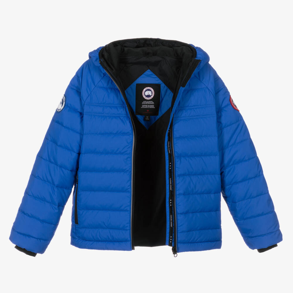 Canada Goose-Boys Blue Down Padded Sherwood Puffer Jacket | Childrensalon Outlet