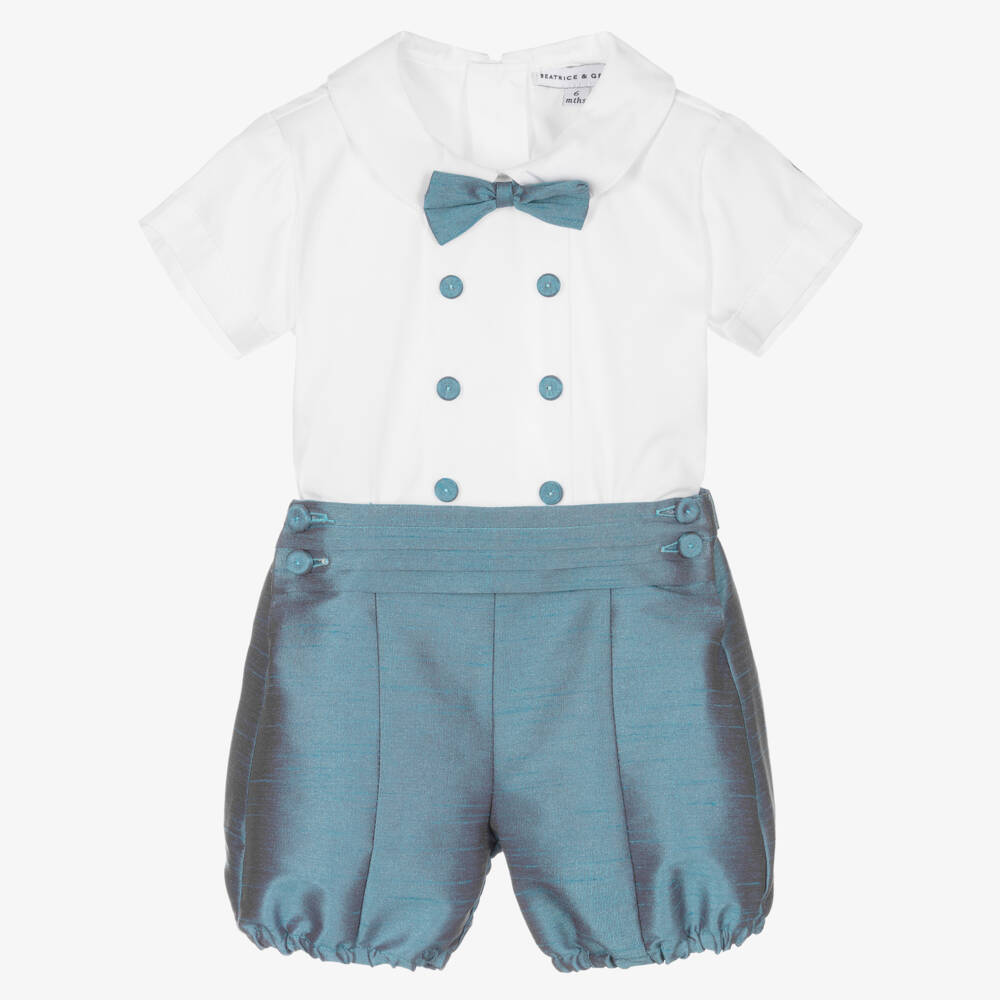 Beatrice & George-Элегантный синий комплект для мальчиков | Childrensalon Outlet