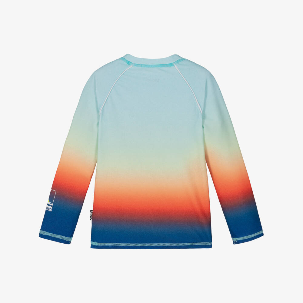 Molo-Boys Blue Ombré Sun Protective Top (UPF50+) | Childrensalon Outlet