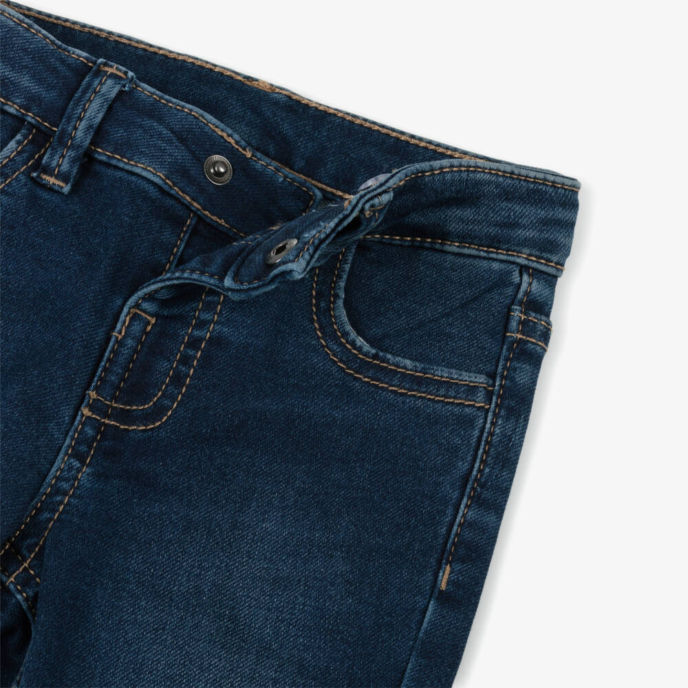 Mayoral-Boys Blue Slim Fit Denim Jeans | Childrensalon Outlet