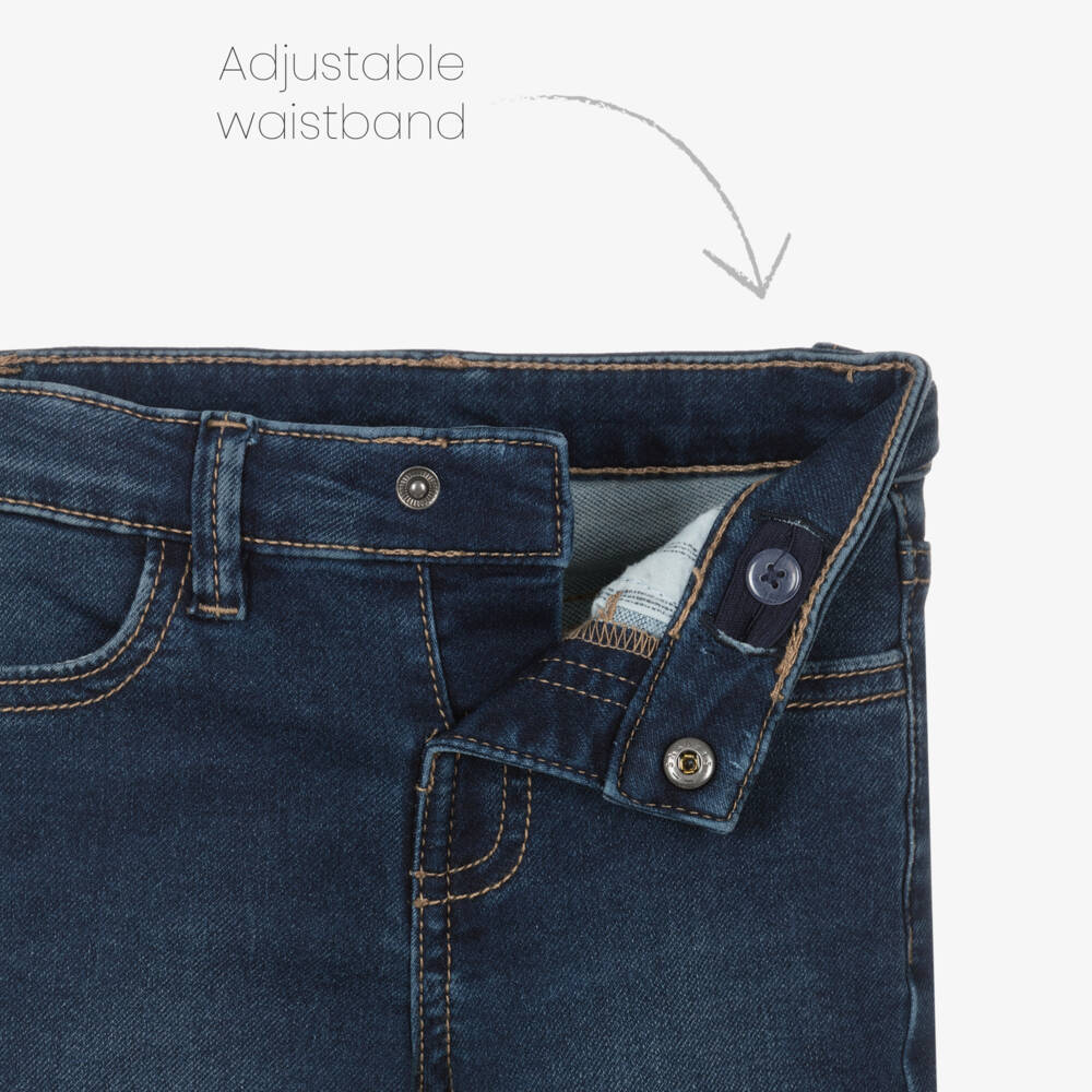 Mayoral-Boys Blue Slim Fit Denim Jeans | Childrensalon Outlet
