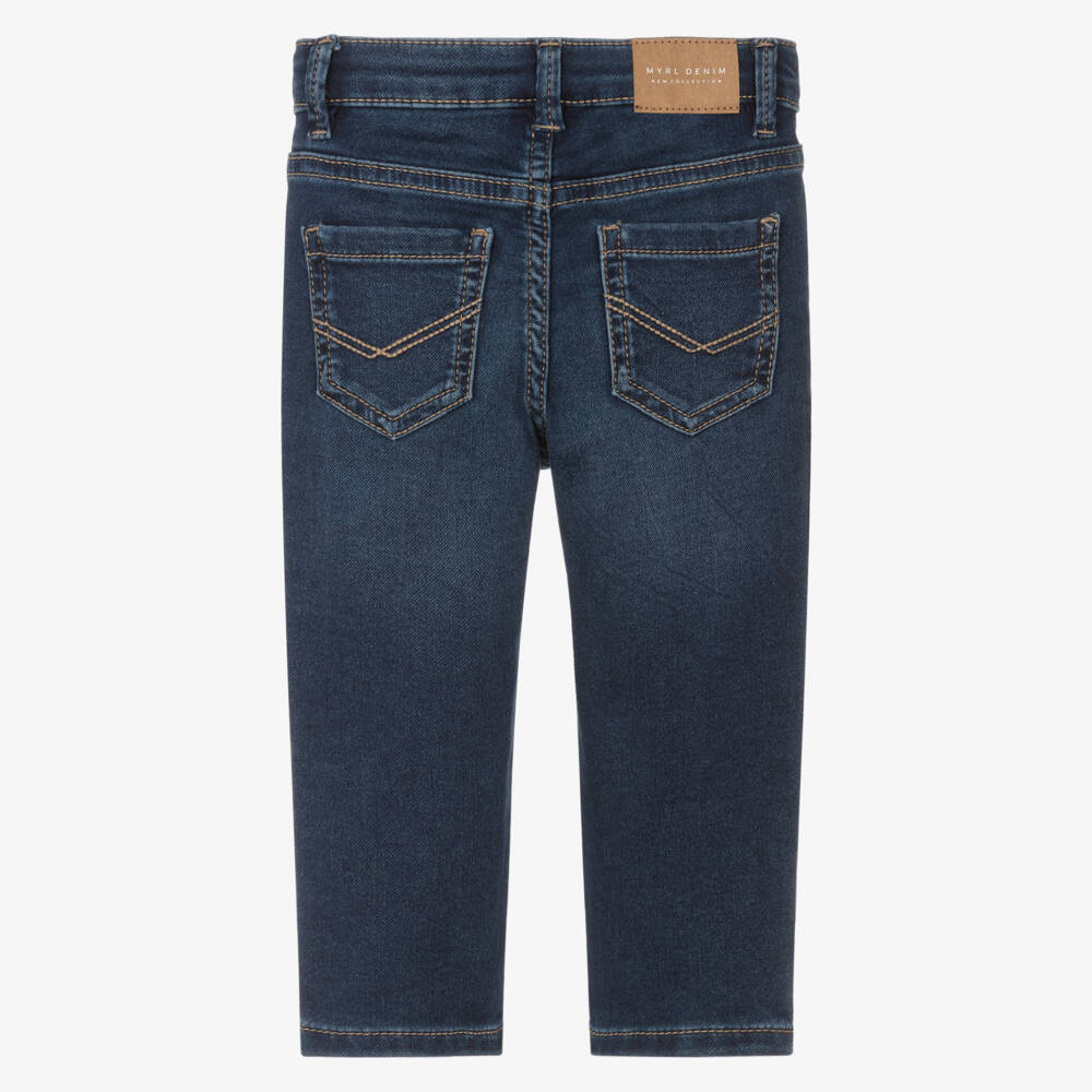Mayoral-Boys Blue Slim Fit Denim Jeans | Childrensalon Outlet