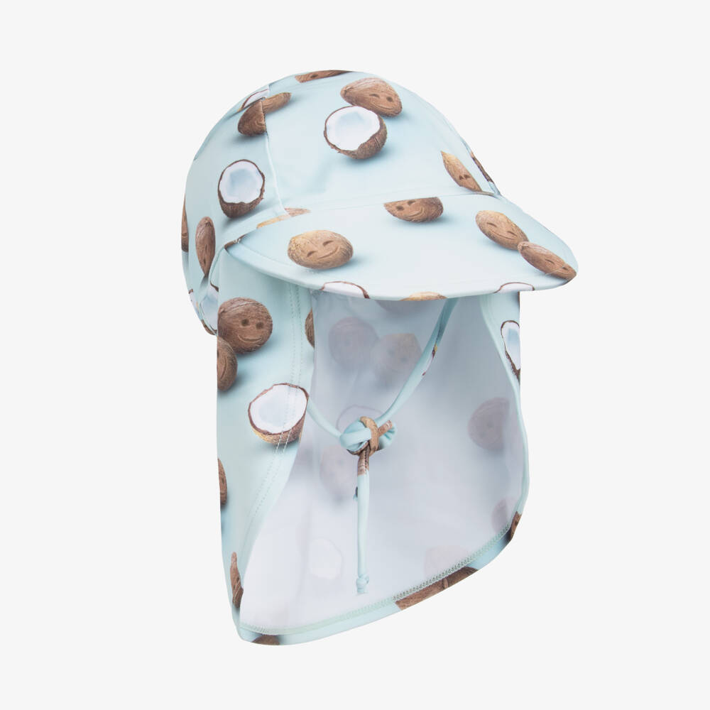 Molo-Boys Blue Sun Protective Hat (UPF50+) | Childrensalon Outlet