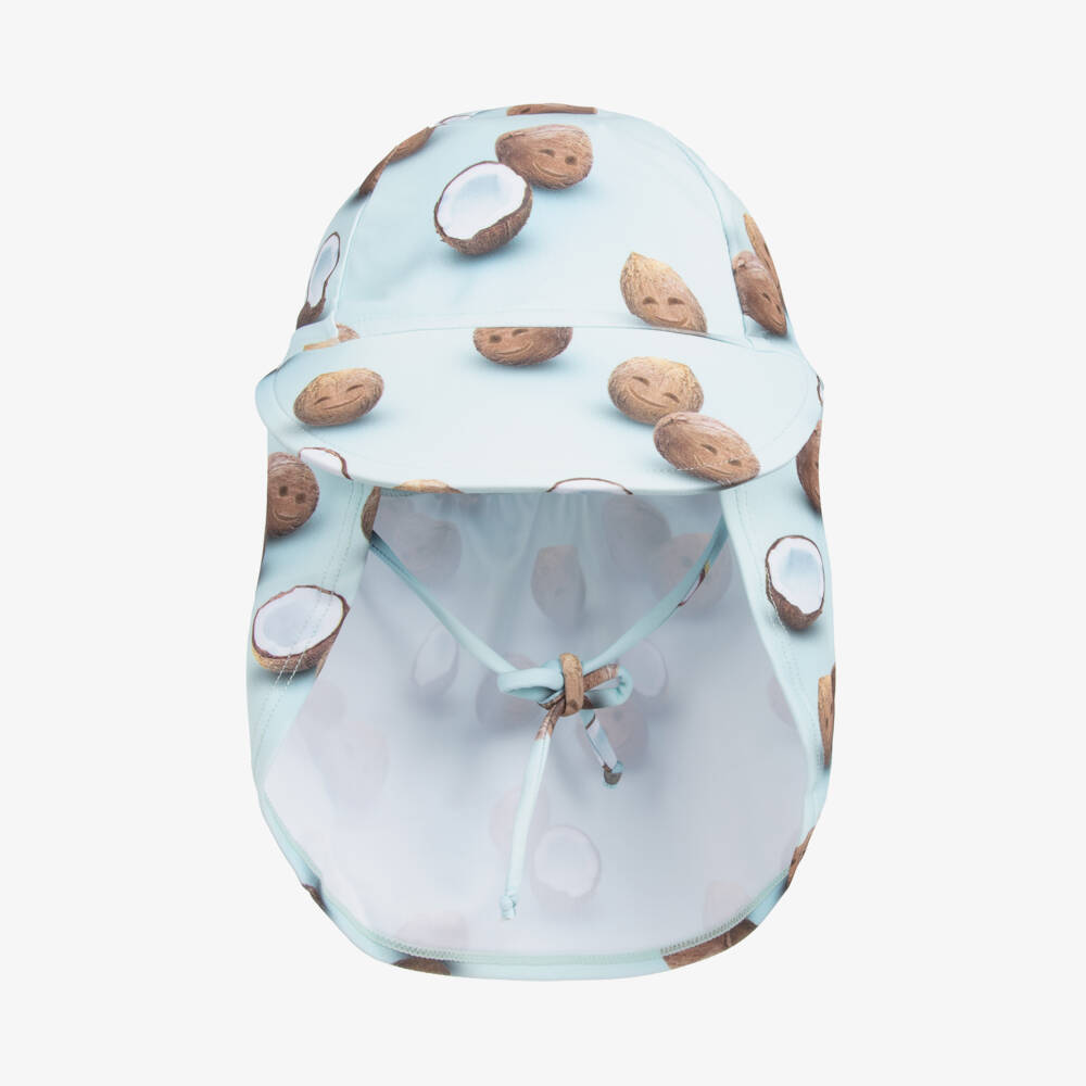 Molo-Boys Blue Sun Protective Hat (UPF50+) | Childrensalon Outlet