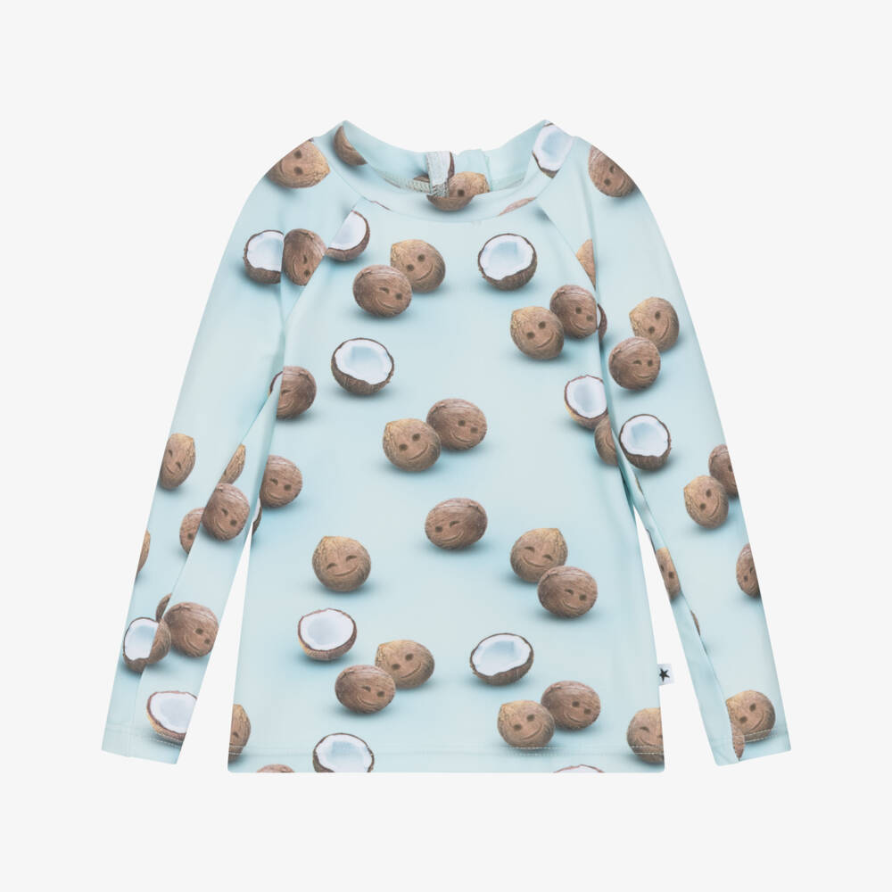 Molo-Boys Blue Sun Protective Top (UPF50+) | Childrensalon Outlet