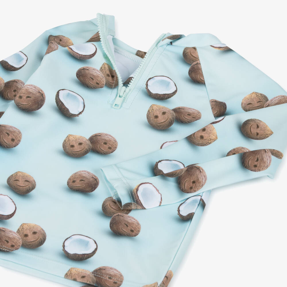 Molo-Boys Blue Sun Protective Top (UPF50+) | Childrensalon Outlet