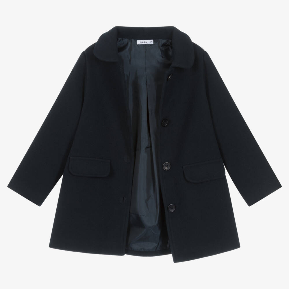 Babidu-Boys Blue Traditional Coat | Childrensalon Outlet