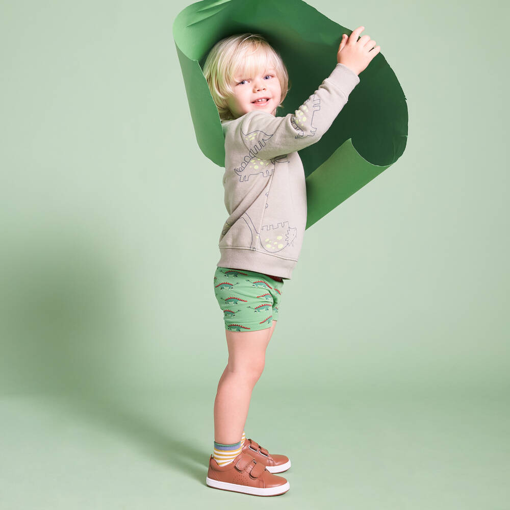 Old Soles-Boys Brown Leather Trainers | Childrensalon Outlet