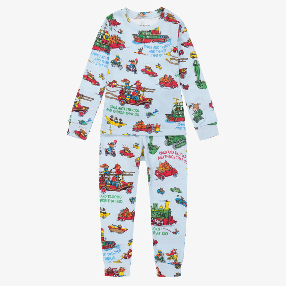 Books to Bed-Boys Cars & Trucks Pyjamas & Book Gift Set | Childrensalon Outlet
