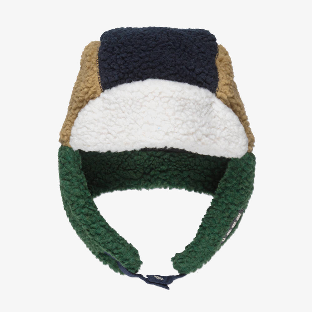 Liewood-Boys Colourblock Sherpa Fleece Trapper Hat | Childrensalon Outlet