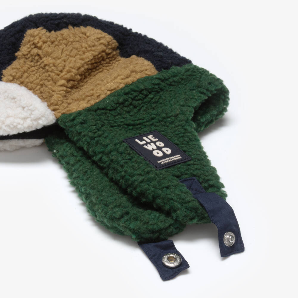 Liewood-Boys Colourblock Sherpa Fleece Trapper Hat | Childrensalon Outlet