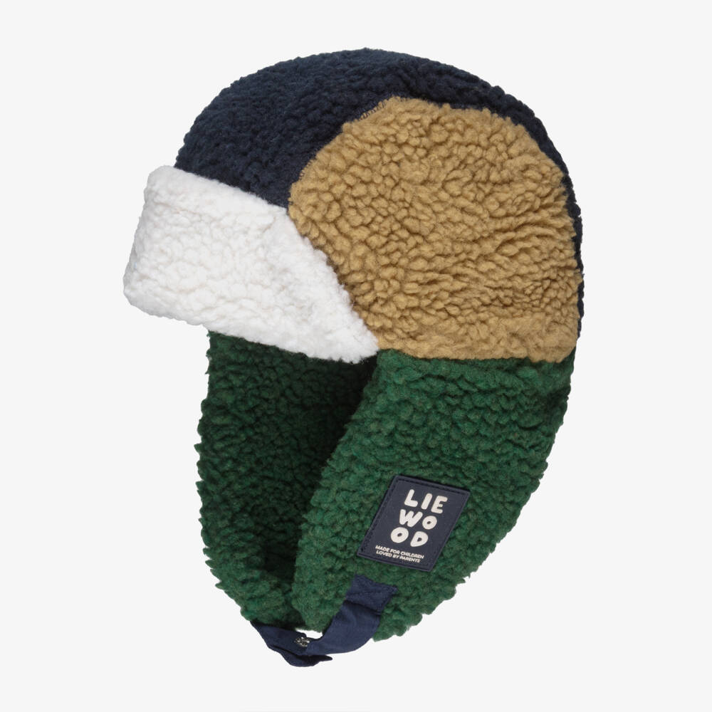 Liewood-Boys Colourblock Sherpa Fleece Trapper Hat | Childrensalon Outlet