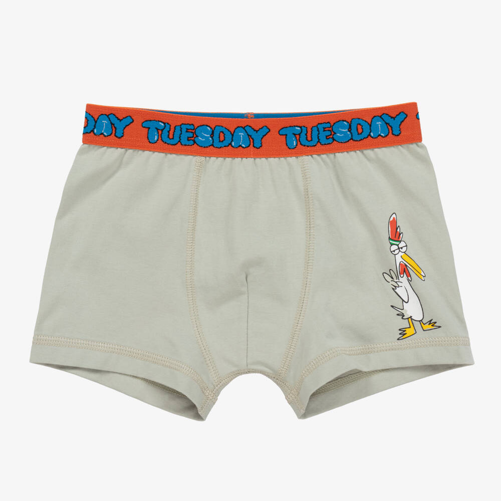 Stella McCartney Kids-Boys Cotton Animal Boxer Shorts (7 Pack) | Childrensalon Outlet