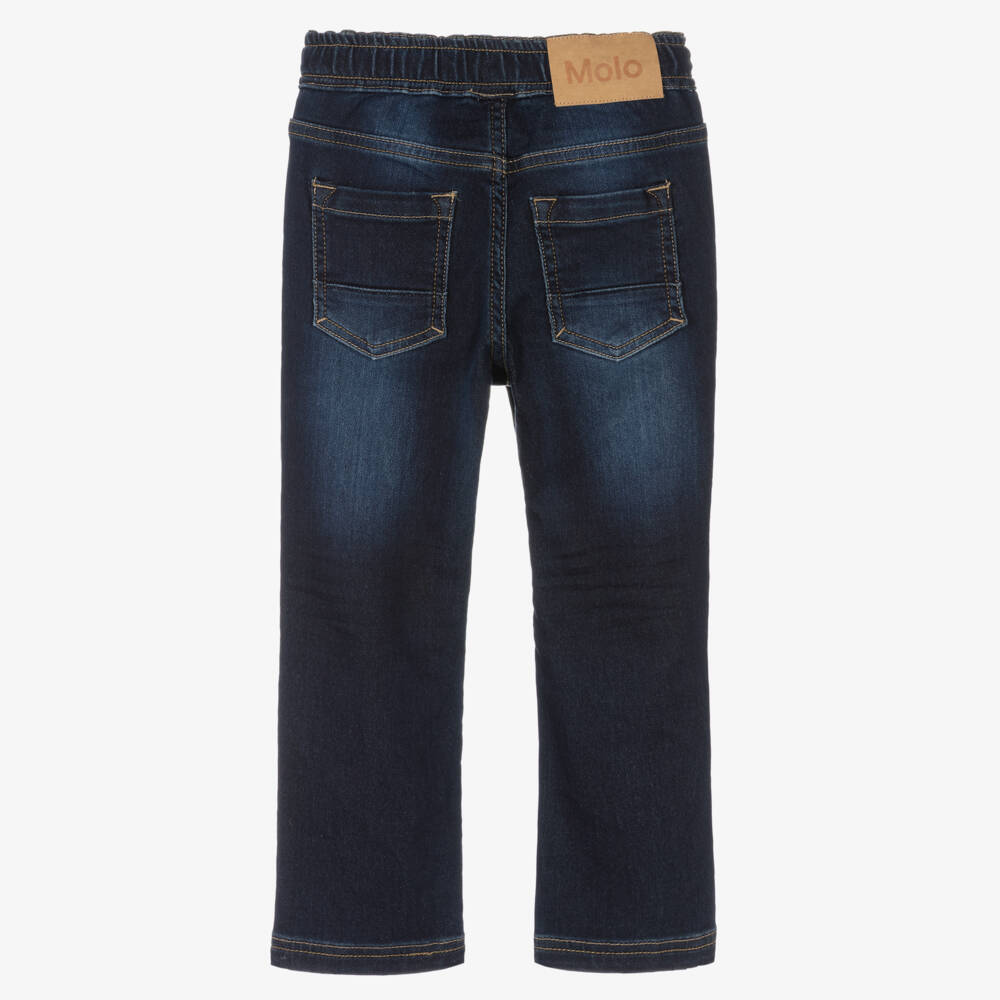 Molo-Boys Dark Blue Straight Jeans | Childrensalon Outlet