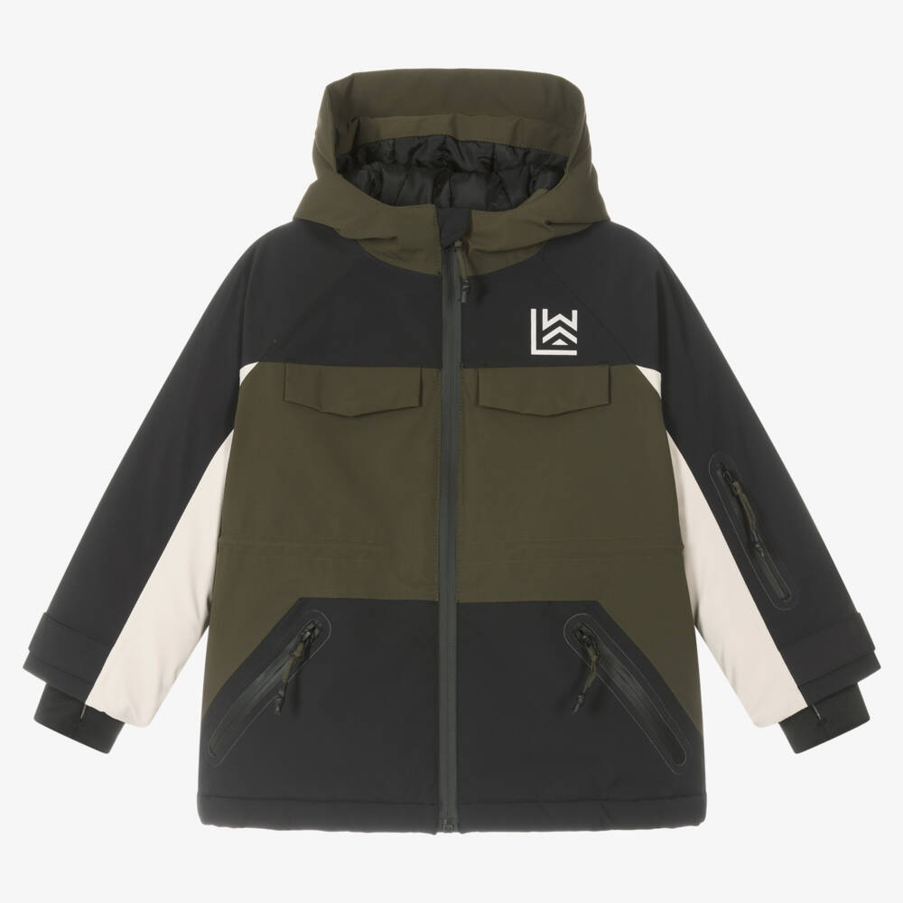 Liewood-Boys Green Kalle Ski Jacket | Childrensalon Outlet