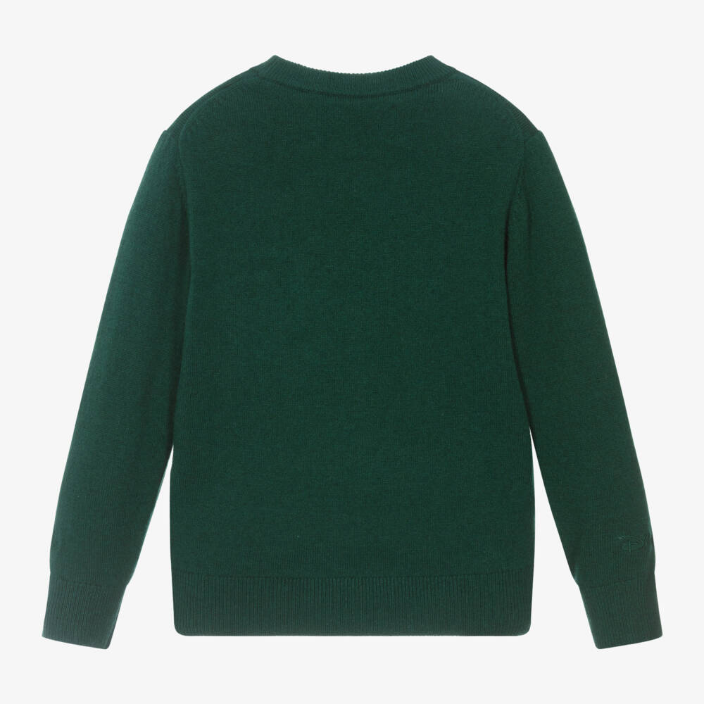 MC2 Saint Barth-Boys Green Mickey Mouse Disney Sweater | Childrensalon Outlet