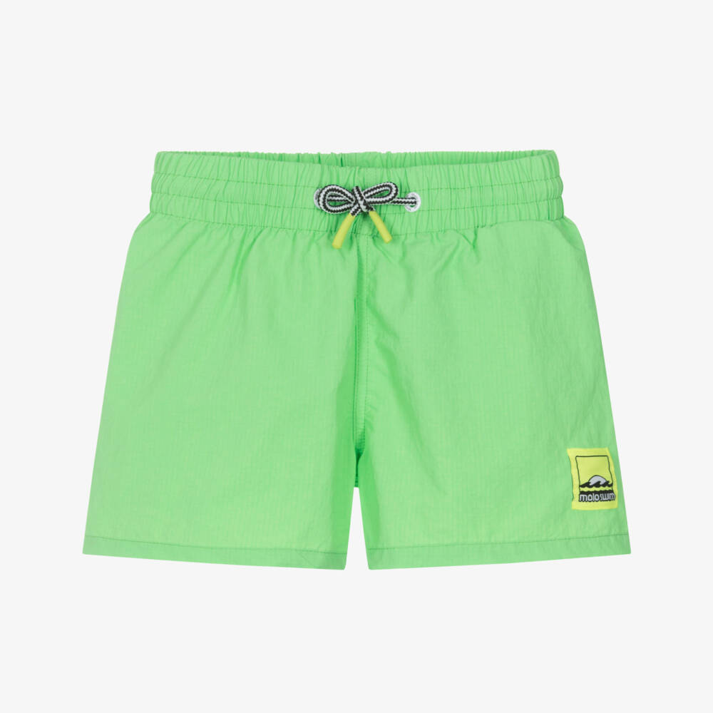 Molo-Boys Green Swim Shorts (UPF50+) | Childrensalon Outlet