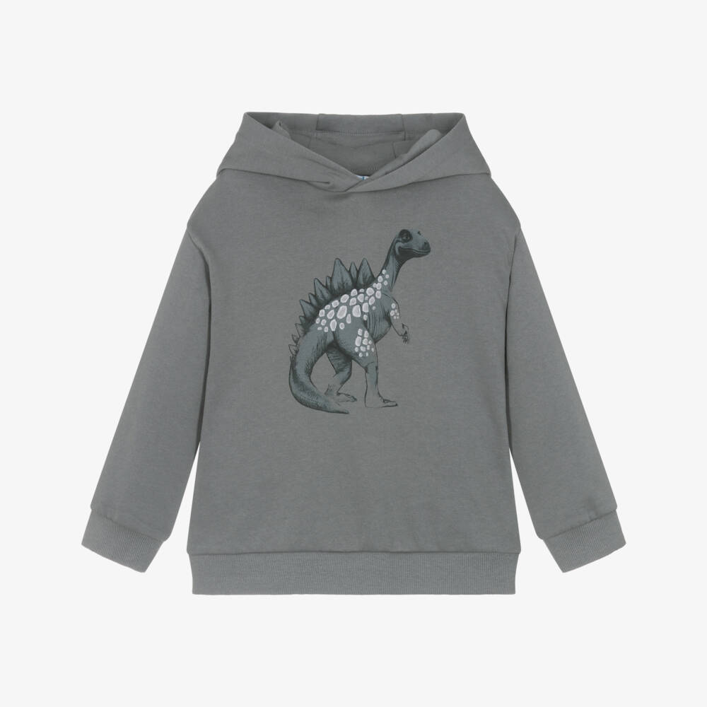 Mayoral-Уютный серый худи с динозавром для мальчиков | Childrensalon Outlet