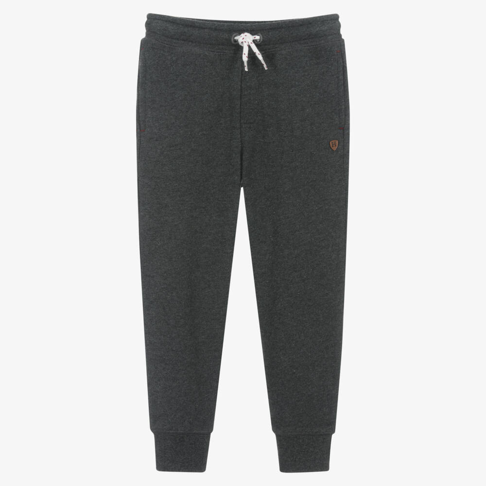 Hatley-Boys Grey Jersey Knit Joggers | Childrensalon Outlet