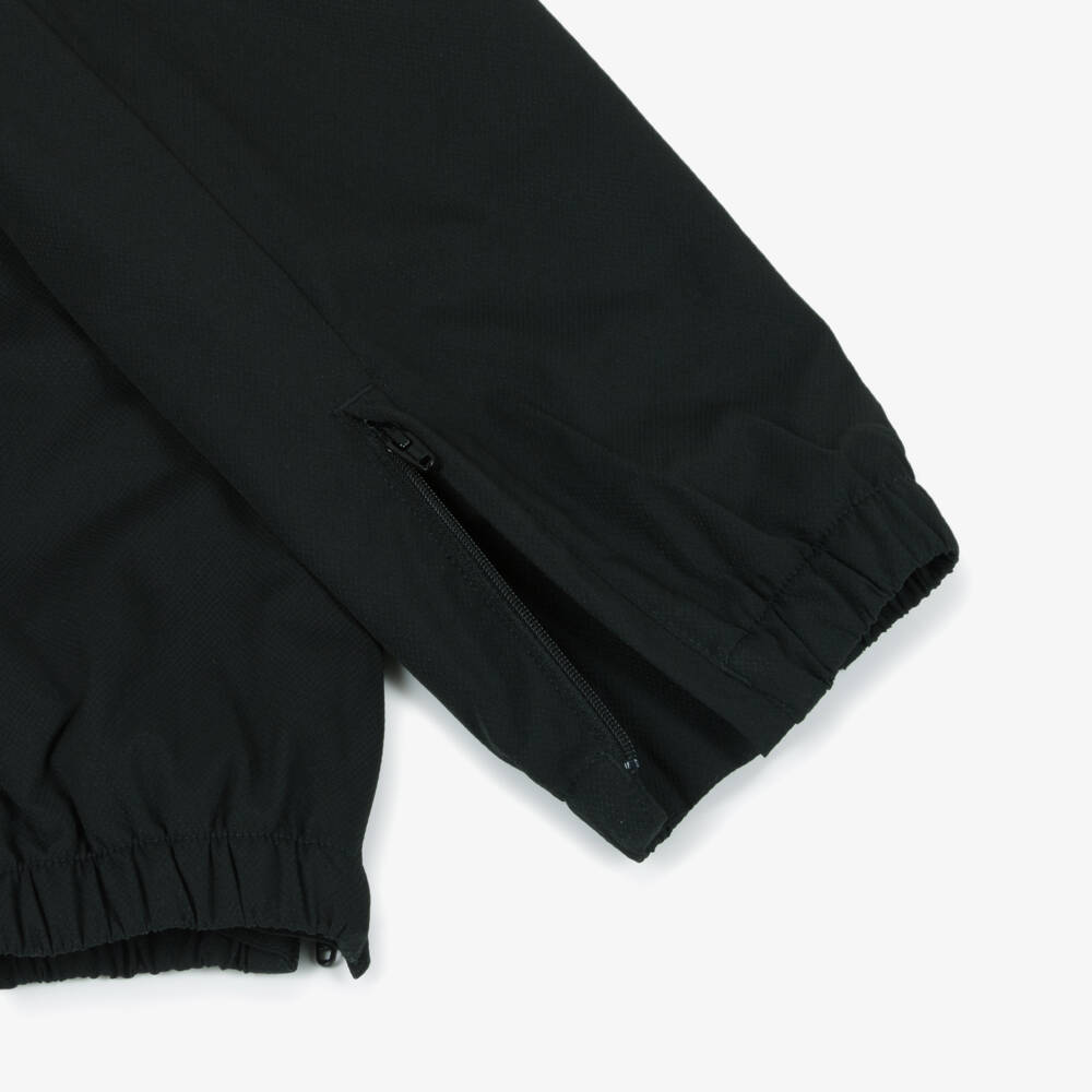 Lacoste-Boys Ivory & Black Logo Print Tracksuit | Childrensalon Outlet