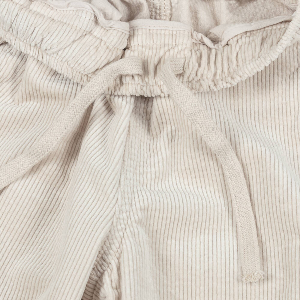 Il Gufo-Boys Ivory Corduroy Trousers | Childrensalon Outlet
