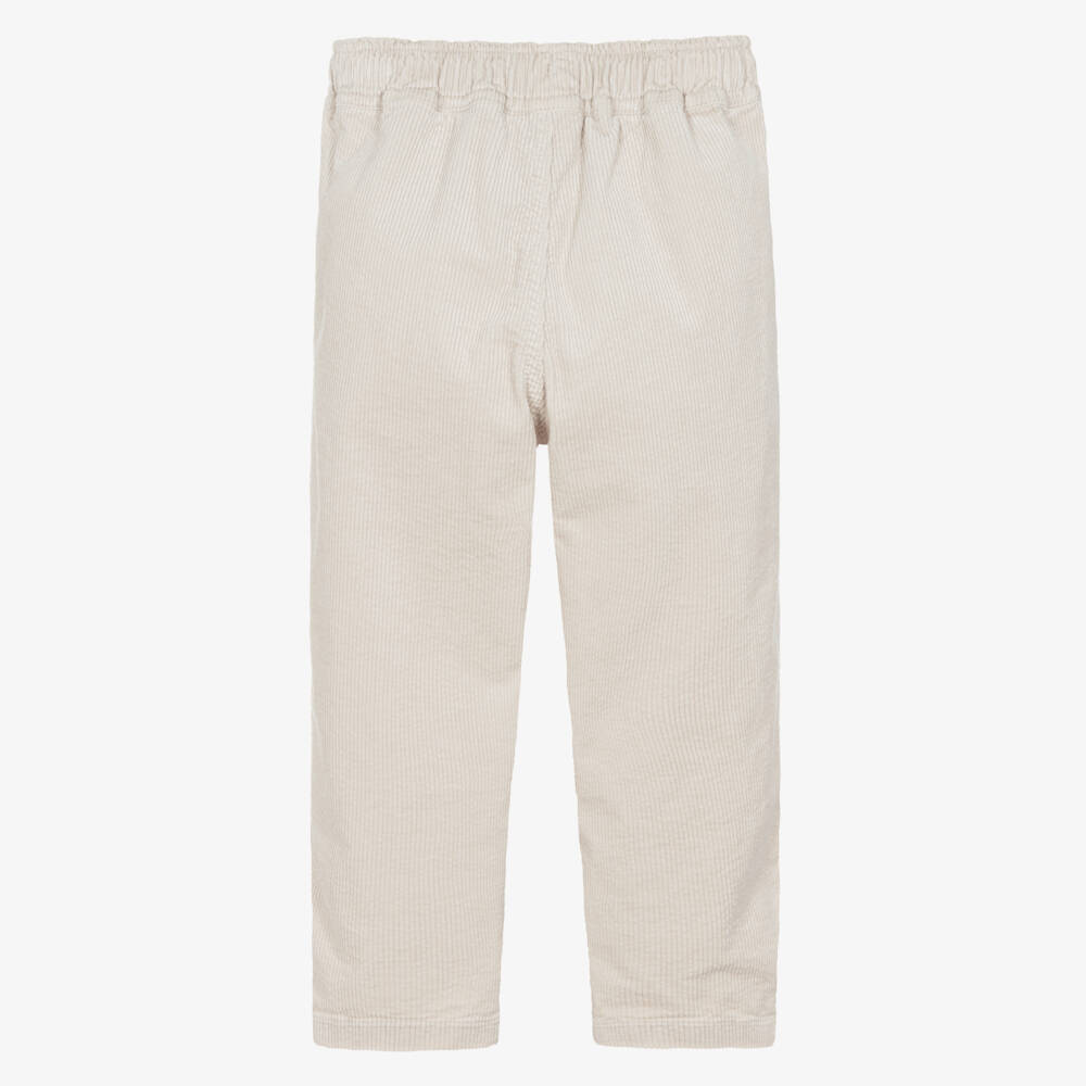 Il Gufo-Boys Ivory Corduroy Trousers | Childrensalon Outlet