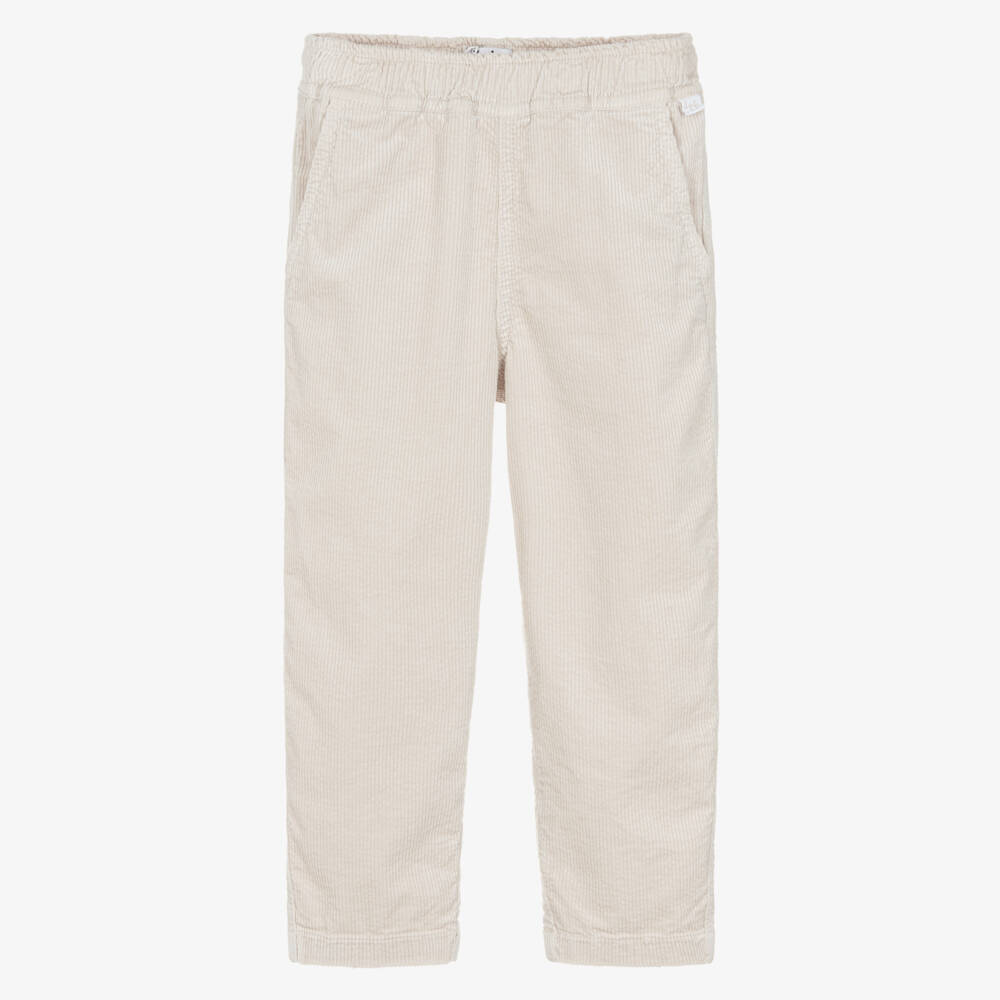Il Gufo-Boys Ivory Corduroy Trousers | Childrensalon Outlet