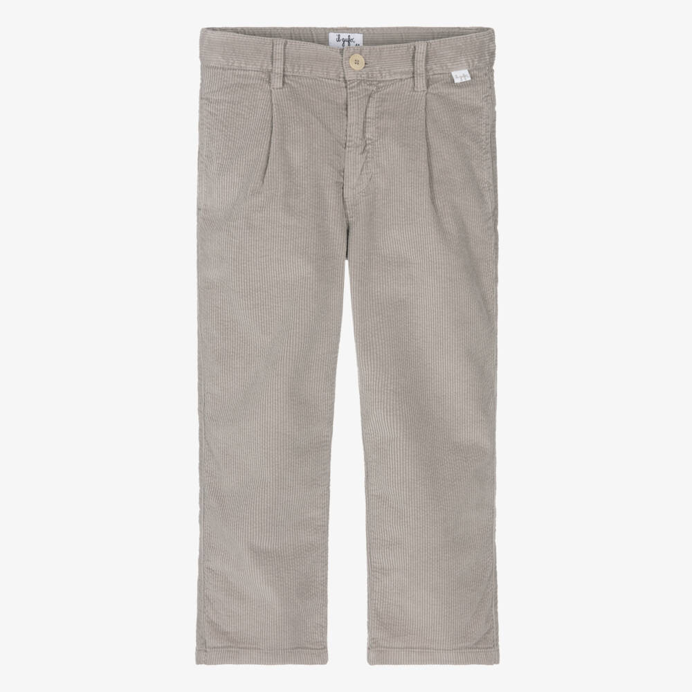 Il Gufo-Boys Light Brown Corduroy Trousers | Childrensalon Outlet