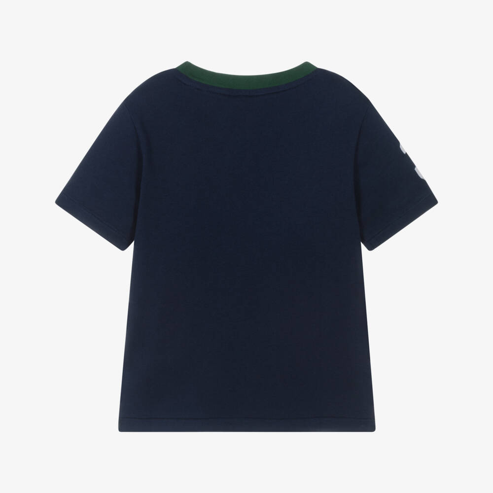Ralph Lauren-Boys Navy Blue Big Pony 20th Anniversary T-Shirt | Childrensalon Outlet