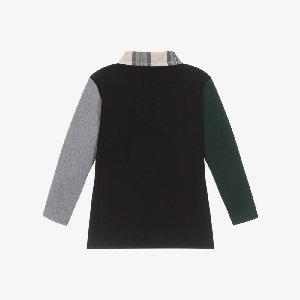 Patachou-Рубашка поло синий хлопковый для мальчиков | Childrensalon Outlet