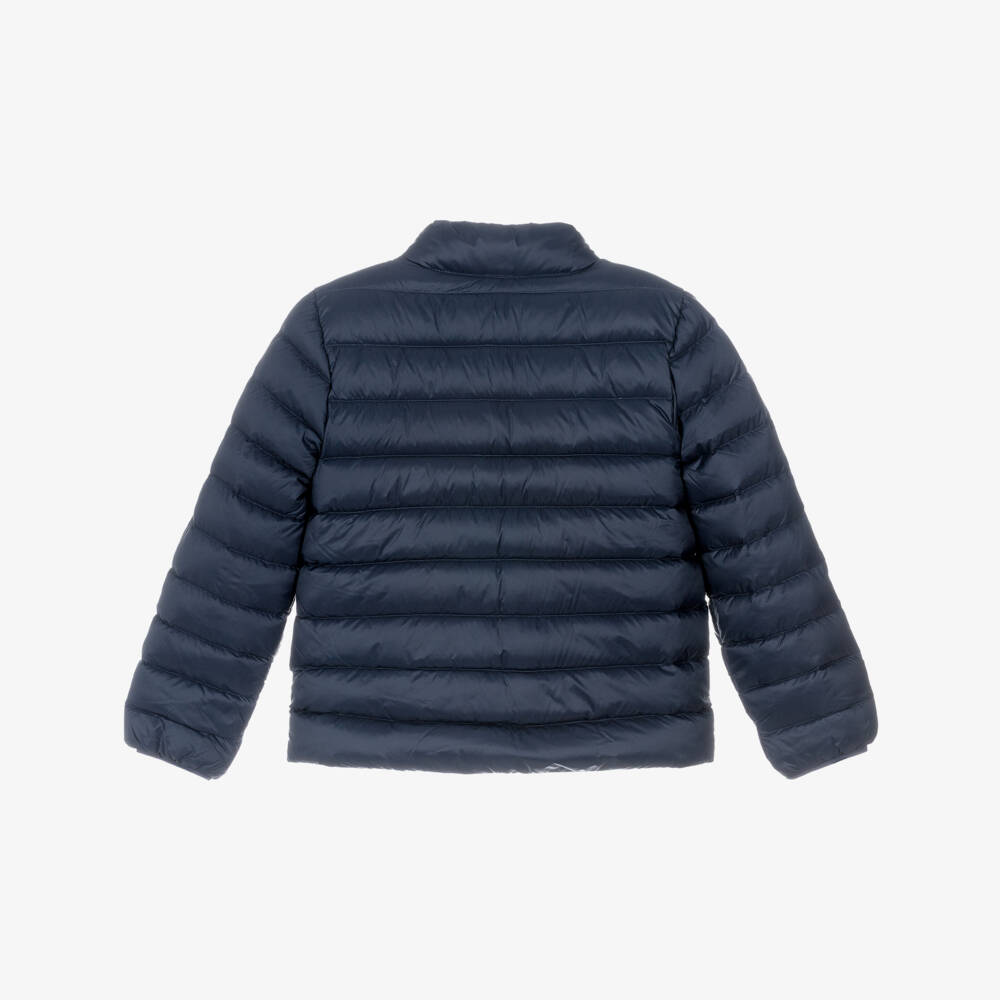 Tommy Hilfiger-Boys Navy Blue Down Padded Puffer Jacket | Childrensalon Outlet