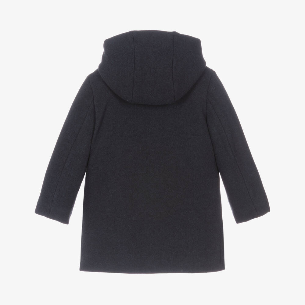 Mayoral-Boys Navy Blue Duffle Coat | Childrensalon Outlet