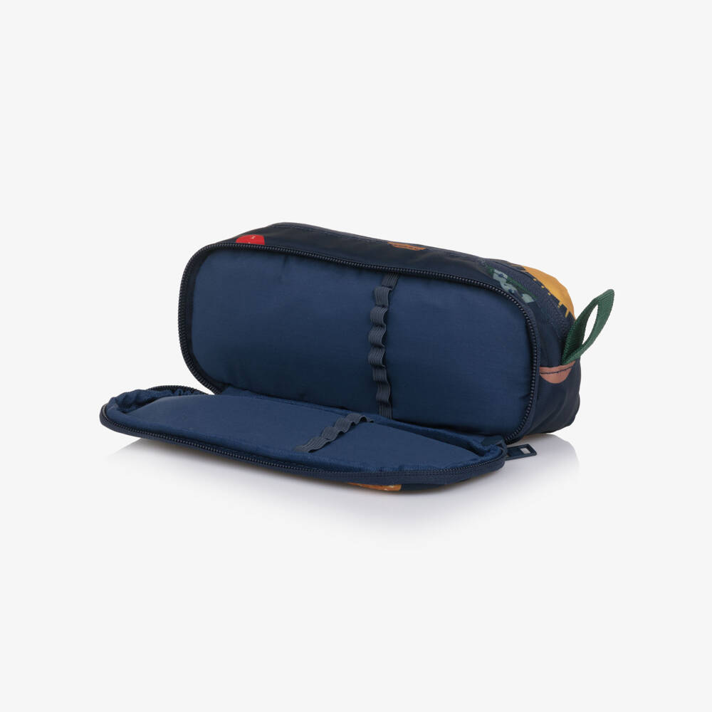 Liewood-Boys Navy Blue Planet Print Pencil Case (22cm) | Childrensalon Outlet