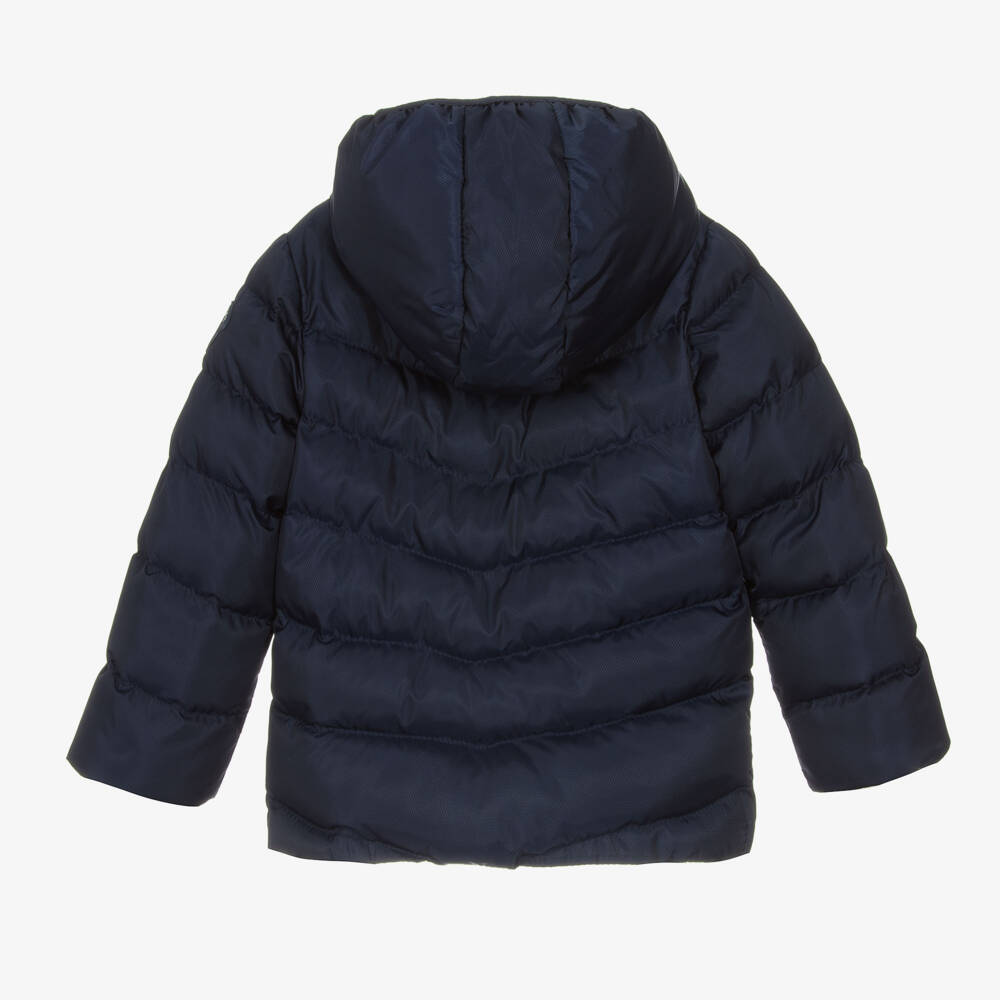 Mitch & Son-Boys Navy Blue Puffer Coat | Childrensalon Outlet