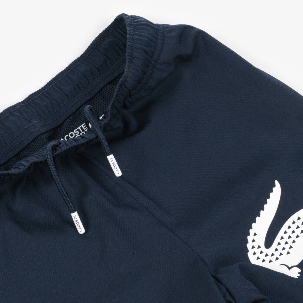 Lacoste Sport-Boys Navy Blue Ultradry Technical Shorts | Childrensalon Outlet