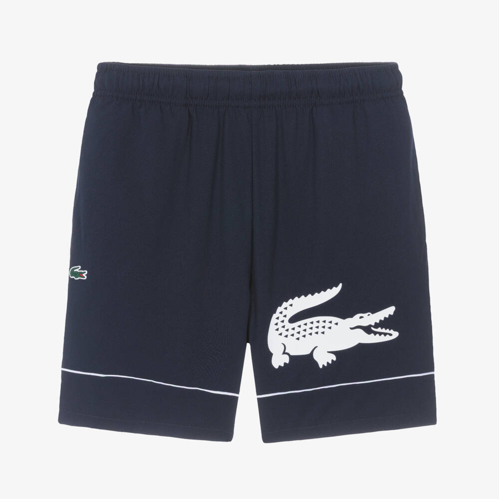 Lacoste Sport-Boys Navy Blue Ultradry Technical Shorts | Childrensalon Outlet