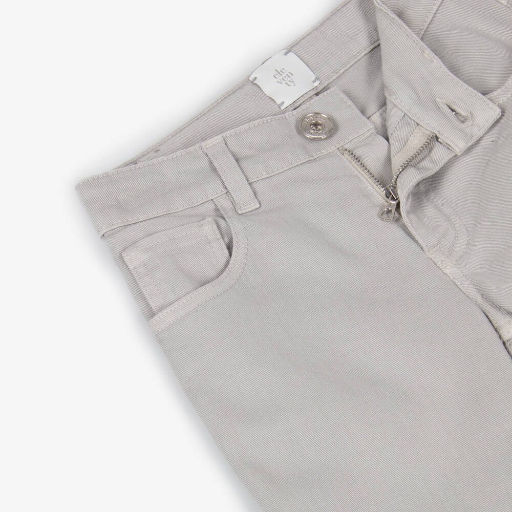 Eleventy-Boys Pale Grey Denim Jeans | Childrensalon Outlet